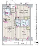 エステムプラザ神楽坂ノースレジデンス 9階 間取り図