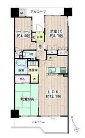 ナイスシティアリーナ武蔵小杉ブライトコート 2階 間取り図