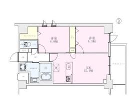 向山ガーデンレジデンス 802 間取り図