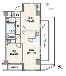 プレミアムキューブ都立大学#mo 702 間取り図