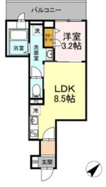 ベイサイドヒルズ関内 802 間取り図