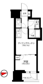 ライオンズミレス蔵前 7階 間取り図