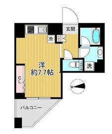 スパシエ蒲田グランドタワー 5階 間取り図