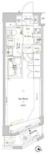 ルクレ高円寺アジールコート 302 間取り図