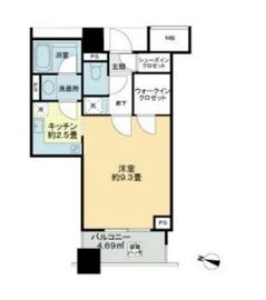 アトラス白山 7階 間取り図