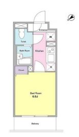 NTPRレジデンス大井町 202 間取り図