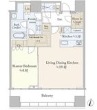 パークコート渋谷ザタワー 30階 間取り図