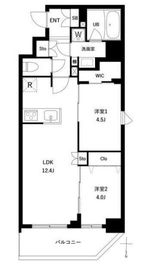 アーバンパーク日暮里Ⅱ 701 間取り図