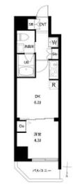 アーバンパーク日暮里Ⅱ 1003 間取り図