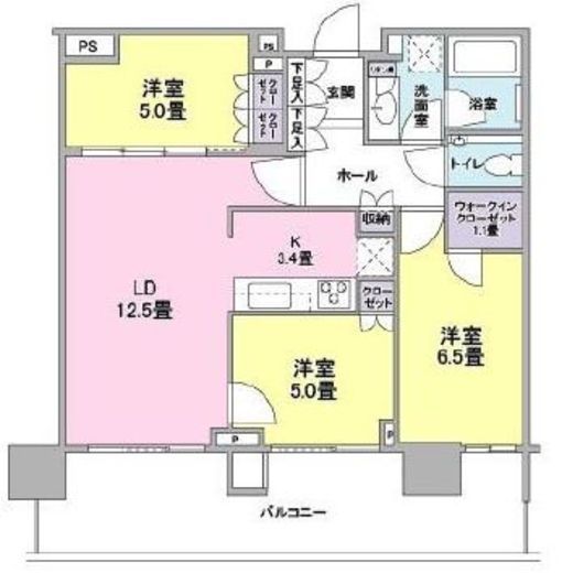HARUMI FLAG SKYDUO PARK VILLAGE (晴海フラッグ スカイデュオ パークヴィレッジ) 2010 間取り図