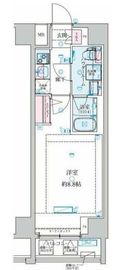 GENOVIA大師橋 (ジェノヴィア大師橋) 2階 間取り図