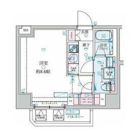 GENOVIA大師橋 (ジェノヴィア大師橋) 1階 間取り図
