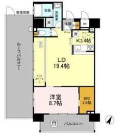リーラ横浜川和町 1009 間取り図