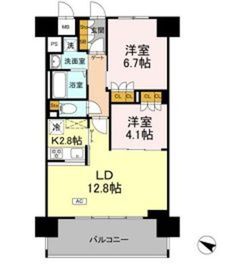 リーラ横浜川和町 509 間取り図