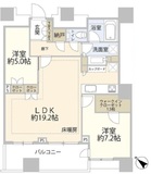 パークタワー勝どきミッド/サウス 28階 間取り図