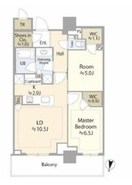 パークタワー西新宿 3113 間取り図