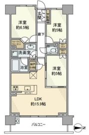 シティテラス成増 2階 間取り図
