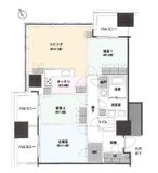 麻布台ヒルズレジデンスB 10階 間取り図