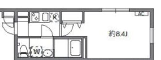 グランピア中野坂上 105 間取り図