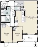 シティハウス文京小日向 2階 間取り図