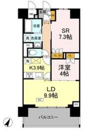 リーラ横浜川和町 103 間取り図
