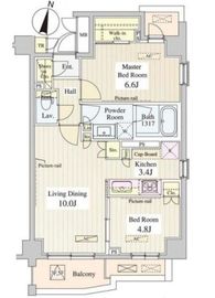ル・シュクレ永福 (LeSucre永福) 206 間取り図