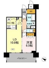 リーラ横浜川和町 510 間取り図