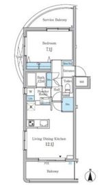 カーサフェリーチェ新城 201 間取り図
