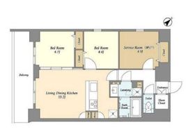 グランカーサ平井 903 間取り図