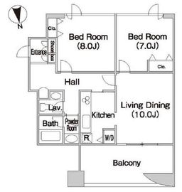 テラス日新 1407 間取り図