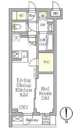アジールコート都立大学 219 間取り図