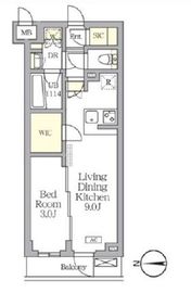 アジールコート都立大学 311 間取り図