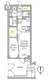 アジールコート都立大学 102 間取り図