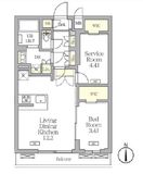 アジールコート都立大学 304 間取り図