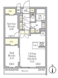 アジールコート都立大学 301 間取り図
