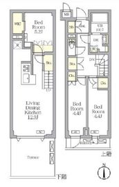 アジールコート都立大学 207 間取り図
