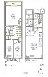 アジールコート都立大学 212 間取り図