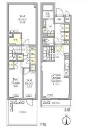 アジールコート都立大学 213 間取り図