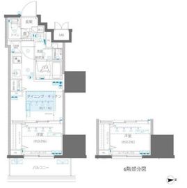 ZOOM信濃町 5階 間取り図