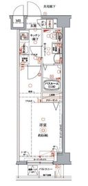 クレヴィスタ豊洲ベイサイド 1階 間取り図