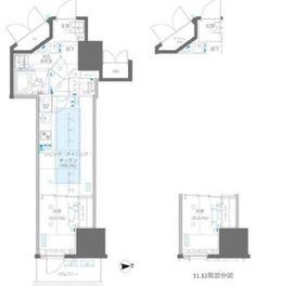 ZOOM信濃町 12階 間取り図