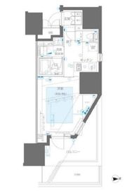 ZOOM信濃町 3階 間取り図