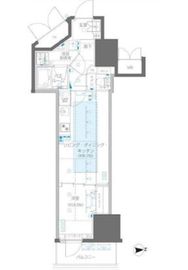 ZOOM信濃町 10階 間取り図
