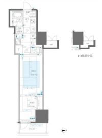 ZOOM信濃町 4階 間取り図