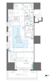 ZOOM信濃町 6階 間取り図