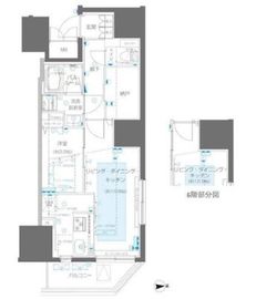 ZOOM信濃町 10階 間取り図