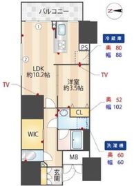 ZOOM信濃町 2階 間取り図