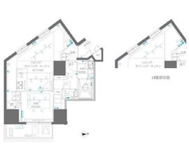 ZOOM信濃町 12階 間取り図