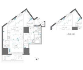 ZOOM信濃町 10階 間取り図