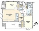 ライオンズ東京根岸グランフォート 2階 間取り図